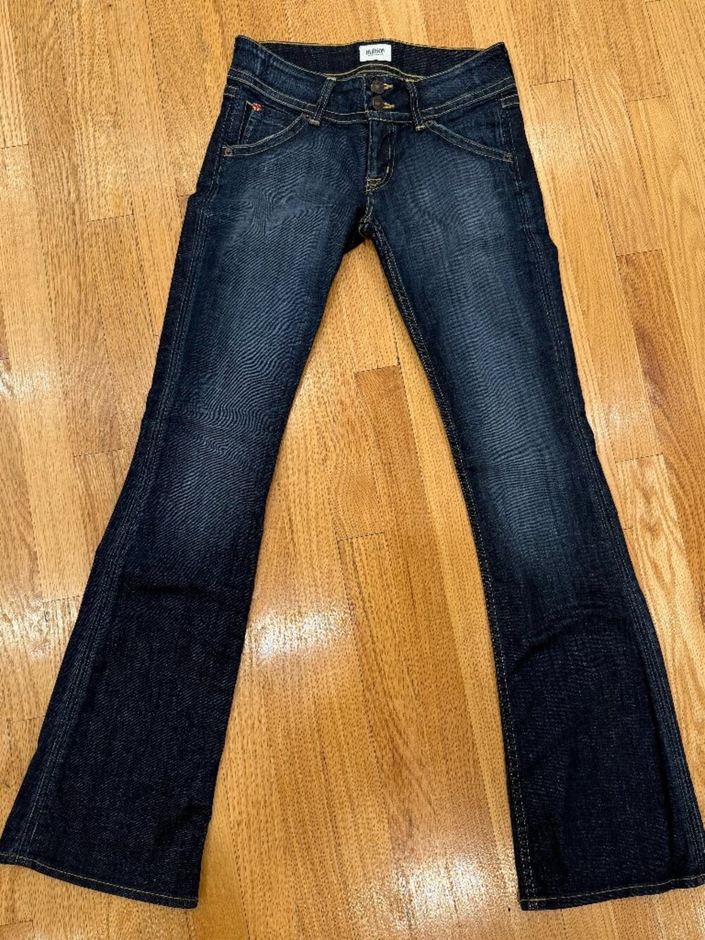Hudson Jeans Signature Bootcut Dark Blue Mid Rise Size 25